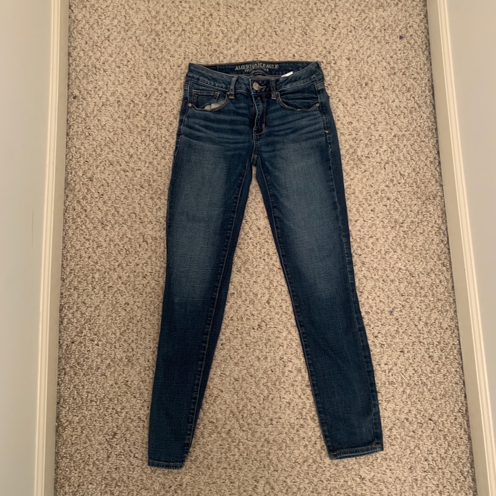 American Eagle Dark Wash Skinny Jeans